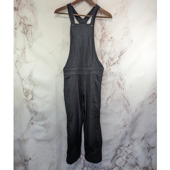 Isabel Marant Overalls Women 25 0 XS Black Skinny Bib Jumpsuit Zip Crop - Picture 1 of 12